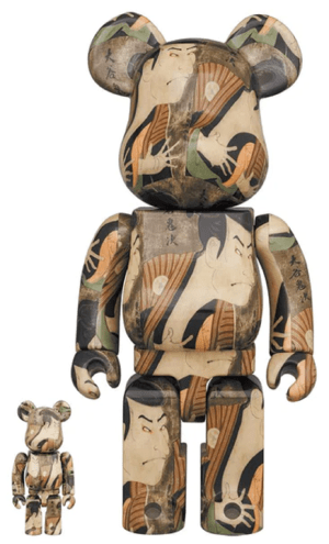 Mô Hình Toshusai Sharaku Be@rbrick 100% + 400% 'Yakko Edobei' 99267-A00-0104