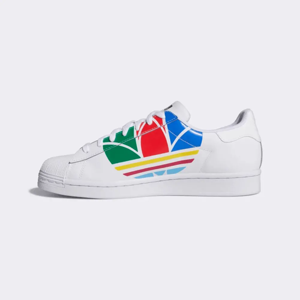 Giày Adidas Superstar Pure 'Colorful Trefoil - Cloud White' FU9519 - Ảnh 4