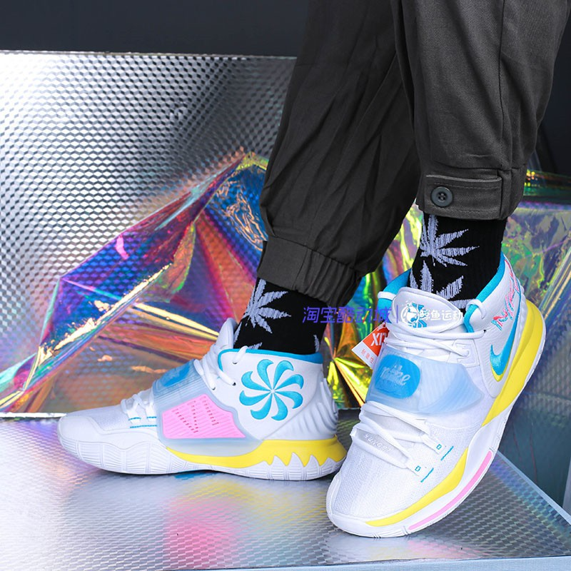 Giày Nike Kyrie 6 'Neon Graffiti' BQ4630-101 - Ảnh 4