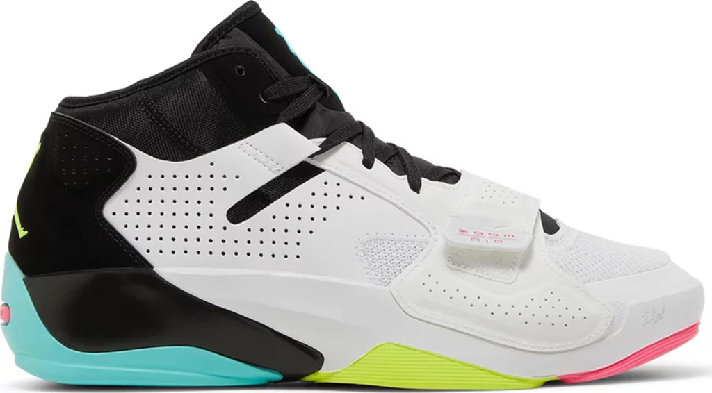 Giày Nike Jordan Zion 2 'White Volt Dynamic Turquoise' DO9161-107