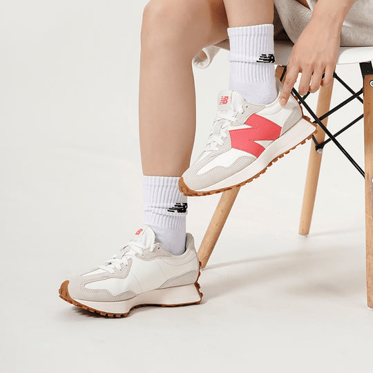 Giày New Balance 327 'Moonbeam Desert Pink Gum' MS327ASM - Ảnh 2