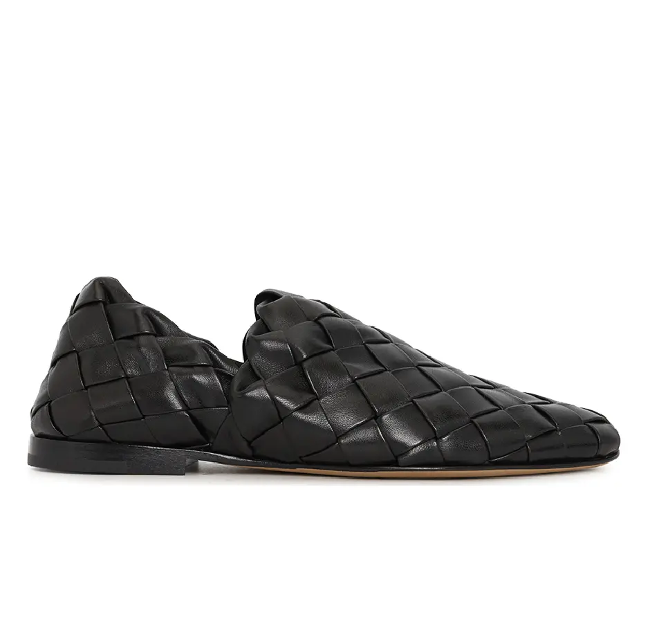 Giày Bottega Veneta Intrecciato 'Black' 651029-V09F0-1000