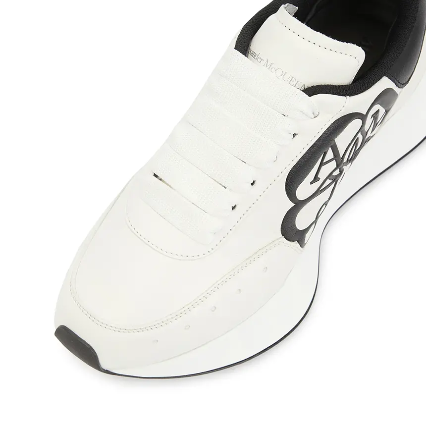 Alternative view of Giày Alexander Mcqueen Sprint Runner 'White' 691039-WIC95-9061