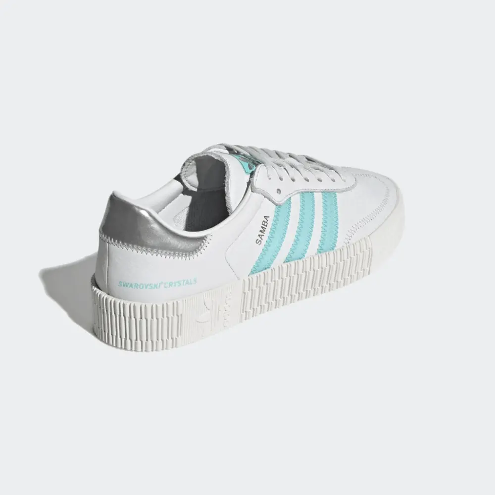 Giày Adidas Originals X Swarovski Sambarose 'White Aqua' GZ8618 - Ảnh 4