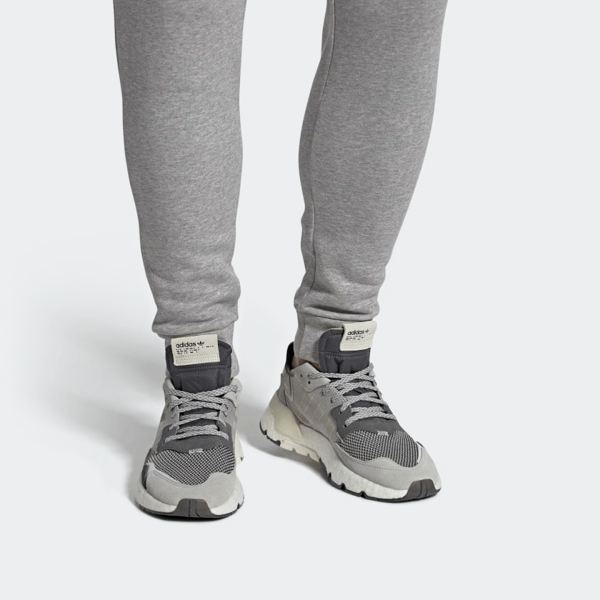 Giày Adidas Nite Jogger ‘Triple Grey’ G26315 - Ảnh 3