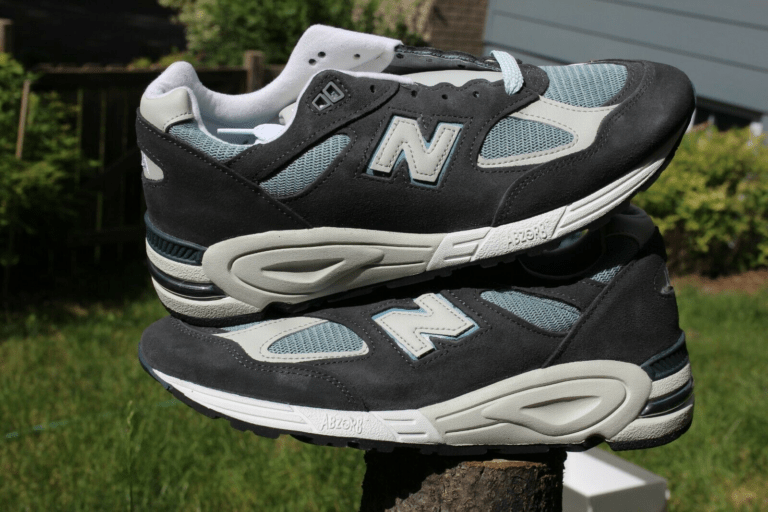 Giày New Balance 990v2 ‘Kith Steel Blue’ M990KT2 - Ảnh 5