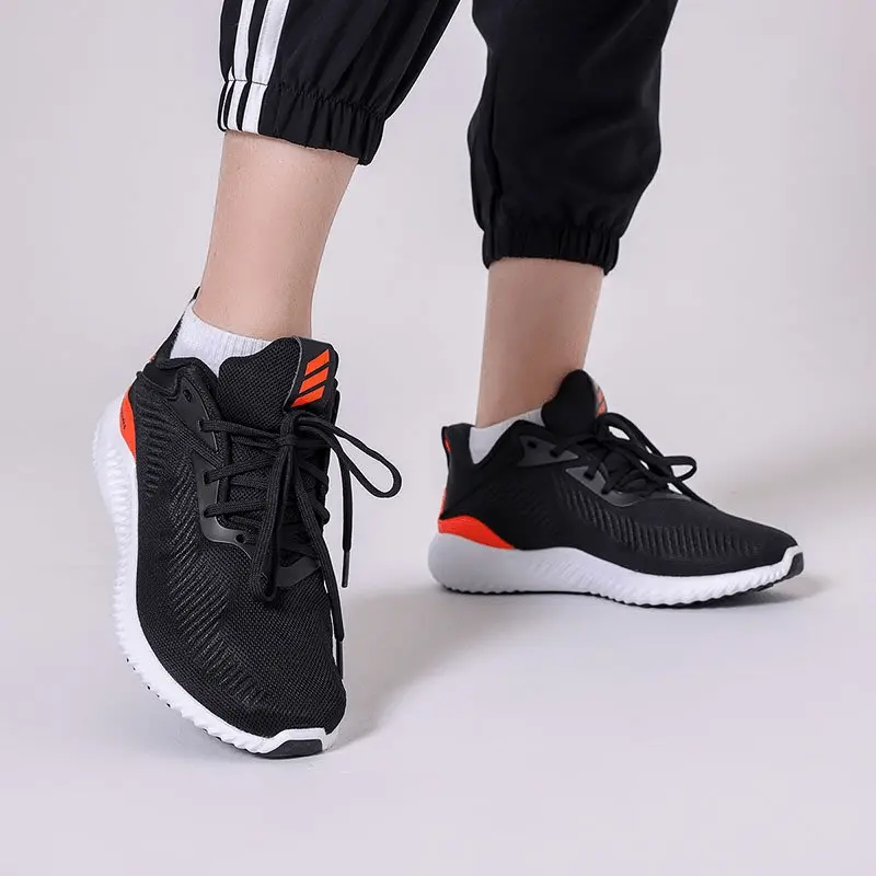 Alternative view of Giày Adidas Alphabounce EK Marathon 'Black Solar Red' GY5402
