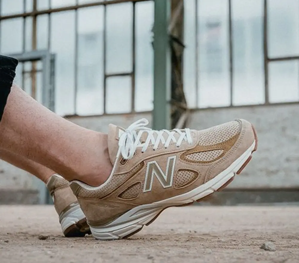 Giày New Balance 990v4 Made in USA ‘Tan’ M990HL4 - Ảnh 5