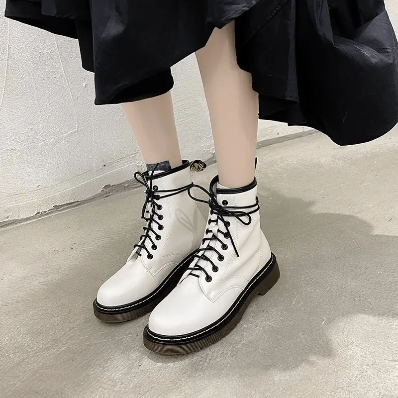 Giày Dr.Martens 1460 Pascal Virginia Women's 'White' 25818113 - Ảnh 5