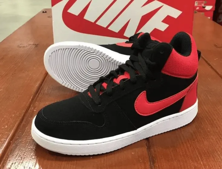 Giày Nike Court Borough Mid 'Black Action Red' 838938-061 - Ảnh 4