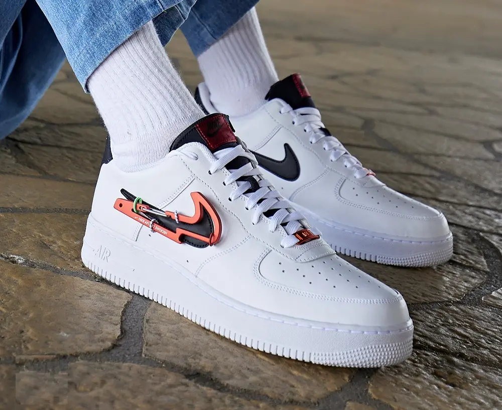 Giày Nike Air Force 1 Carabiner 'Habanero Red' DH7579-100 - Ảnh 3
