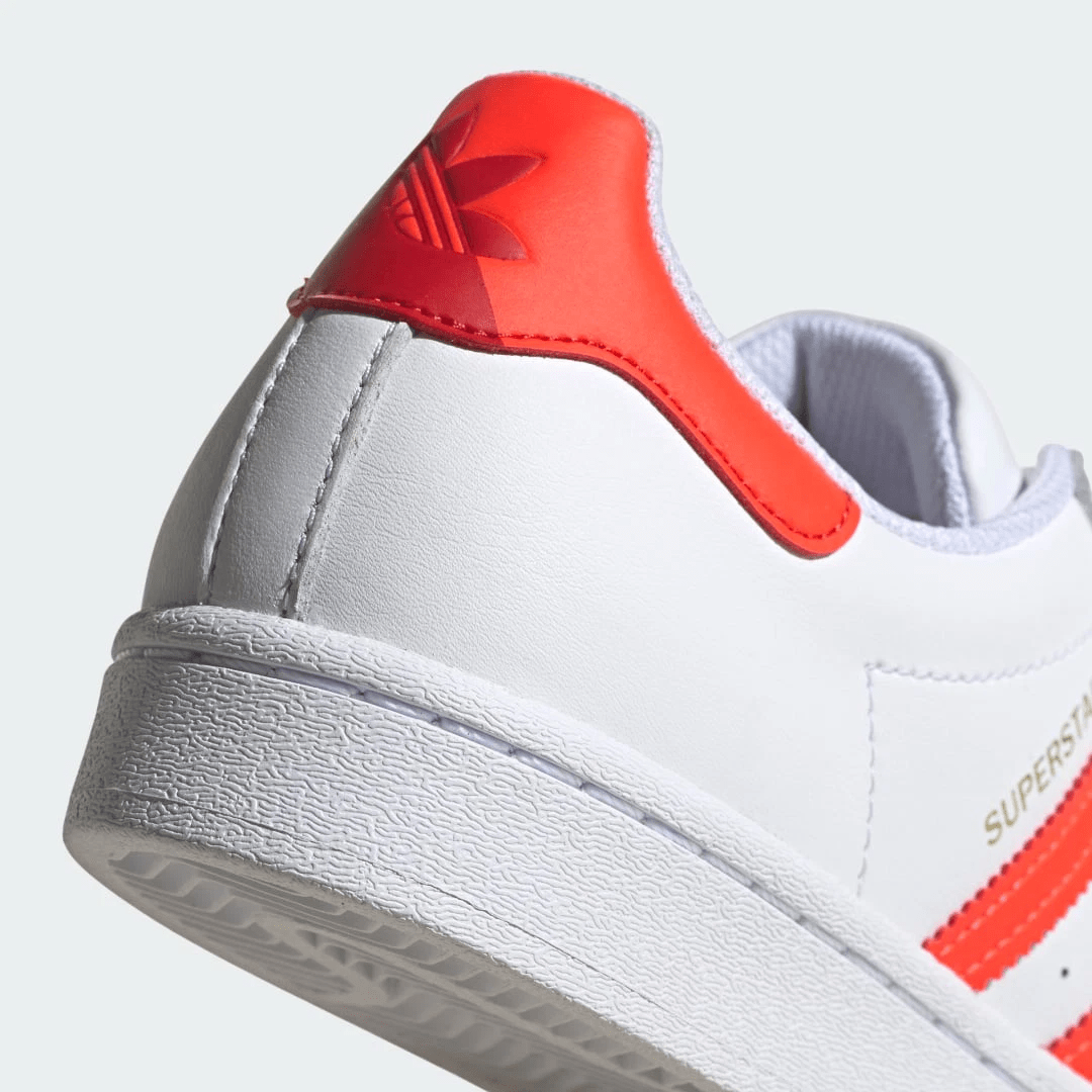 Giày Adidas Superstar 'White Red' FX5963 - Ảnh 3