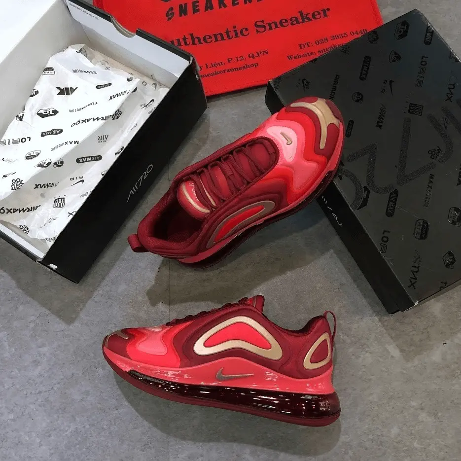 Giày Nike Air Max 720 GS 'Crimson Gold' AQ3195-600 - Ảnh 5