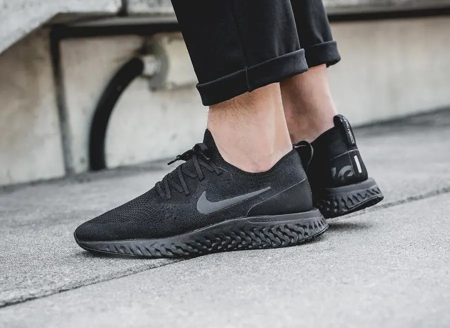 Alternative view of Giày Nike Epic React Flyknit 2 'Black Anthracite' BQ8928-001