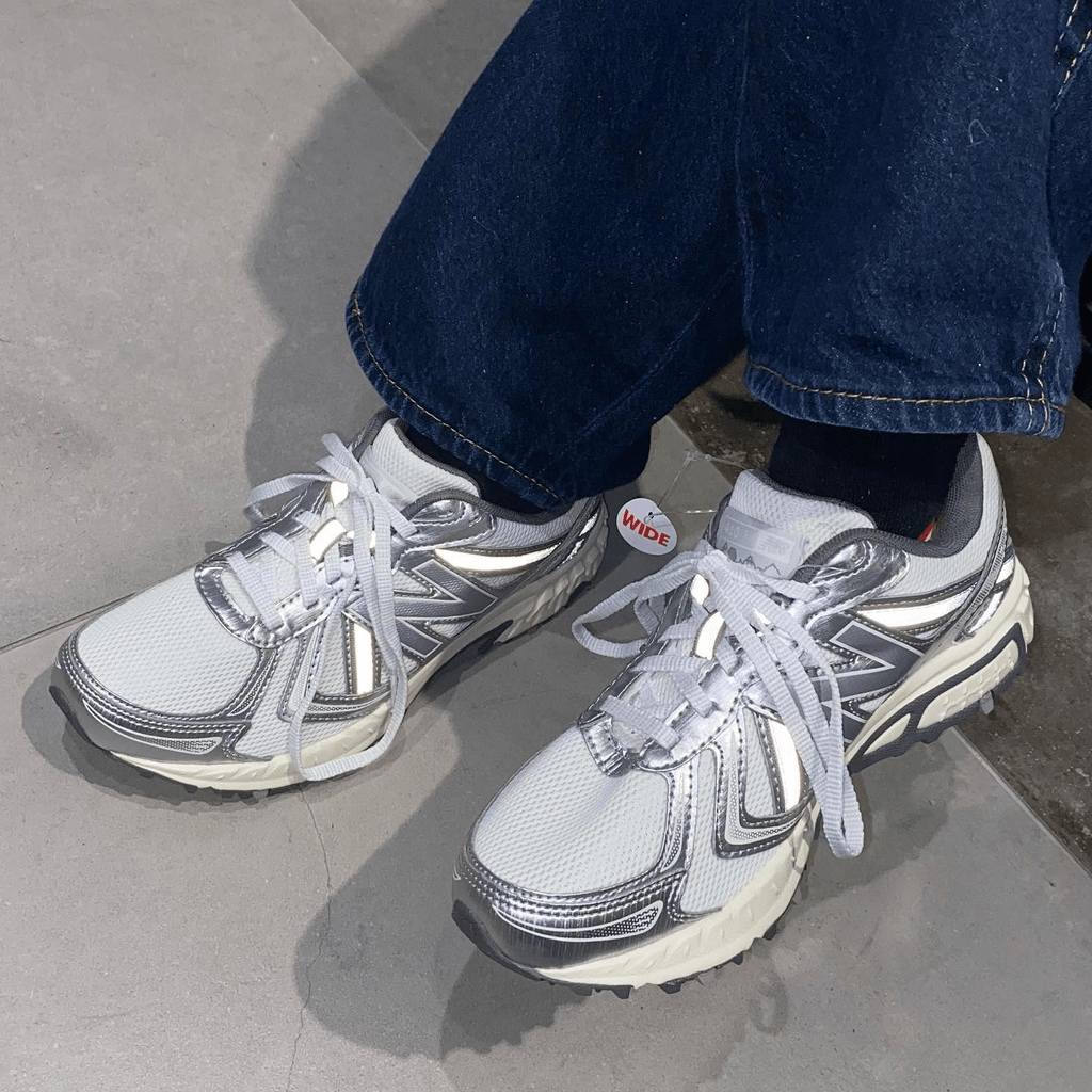 Giày New Balance 410v5 'White Silver' MT410KM5 - Ảnh 4