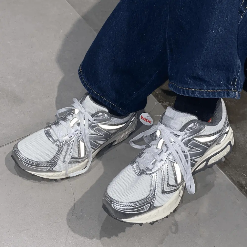 Giày New Balance 410v5 'White Silver' MT410KM5 - Ảnh 4