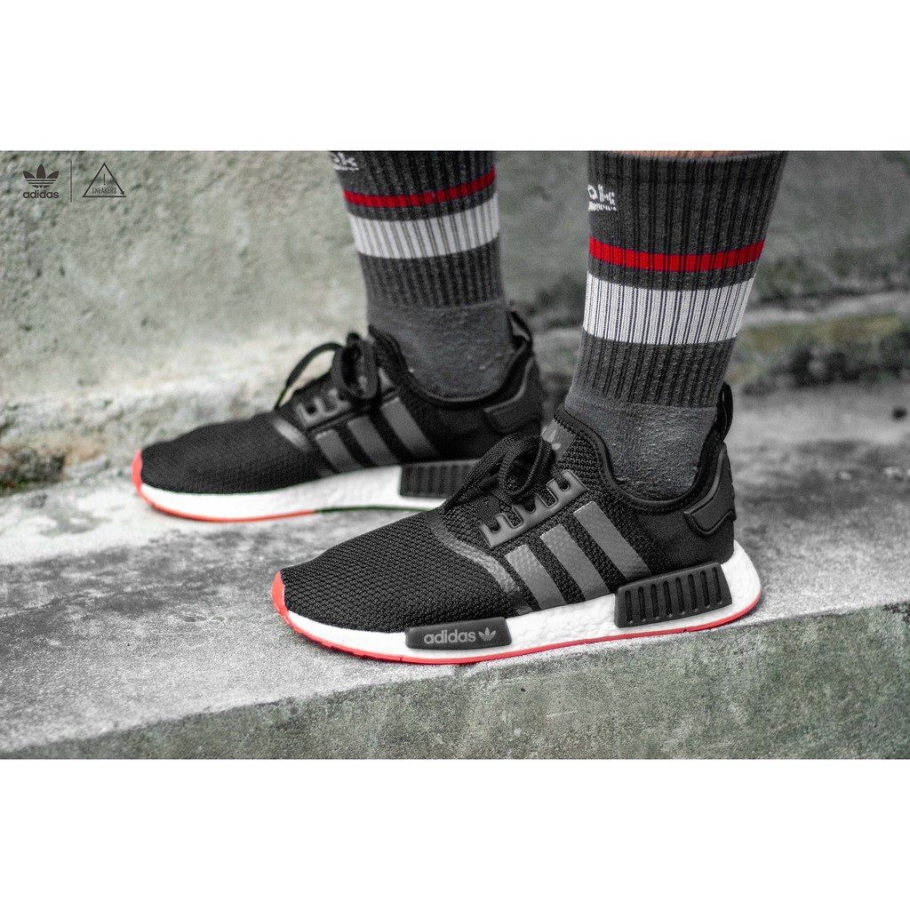 Giày Adidas NMD_R1 "Black Scarlet" CQ2413 - Ảnh 5