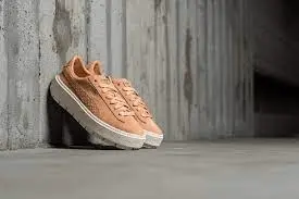 Alternative view of Giày Puma Suede Platform Animal 'Orange Pink' 367814-03