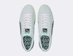 Giày Puma Suede VTG MIJ Sashiko Vaporous 'Grey Intense Blue' 381166-01 - Ảnh 3