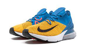 Giày Nike Air Max 270 Flyknit 'Blue Orbit' AO1023-800 - Ảnh 4