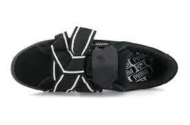 Giày Puma Basket Suede Heart Satin 'Black' 364084-01 - Ảnh 8