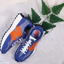Giày New Balance Wmns 327 'Magnetic Blue Varsity Orange' WS327CB - Ảnh 3