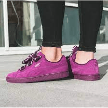 Giày Puma Suede Heart Satin 'Violet' 364084-02 - Ảnh 3