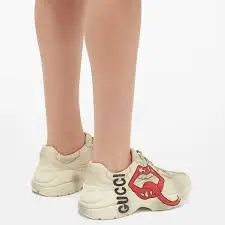 Giày Gucci Wmns Rhyton 'Mouth Print' 552093-A9L00-9522 - Ảnh 8