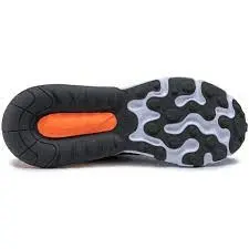 Giày Nike Air Max 270 React 'Iron Grey Total Orange' CZ2528-001 - Ảnh 5