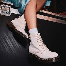 Giày Dr.Martens 1460 Pascal Tie Dye Suede Lace Up 'Pink White' 26406971 - Ảnh 3