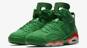 Alternative view of Giày Nike Air Jordan 6 Retro NRG 'Green Suede Gatorade' AJ5986-335