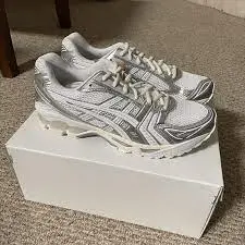Alternative view of Giày Asics x JJJJound Gel-Kayano 14 'Silver White' 1201A457-100
