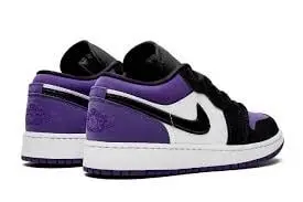 Giày Nike Air Jordan 1 Low Court Purple GS 553560-125 - Ảnh 6