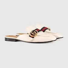 Giày Gucci Peyton Slippers White 423694-DKHC0-9061 - Ảnh 5