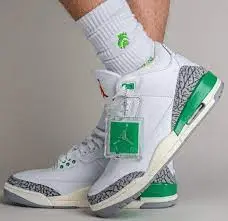 Giày Nike Air Jordan 3 WMNS 'Lucky Green' CK9246-136 - Ảnh 5