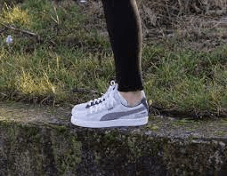 Giày Puma Michael Lau x Suede Classic 'White Grey' 366313-01 - Ảnh 6