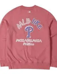 Alternative view of Áo MLB Like Ice Back Graphic Raised Overfit Sweatshirt Philadelphia Phillies 3AMTL5116-10COS