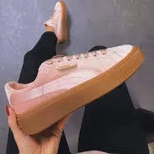 Giày Puma Basket Platform 'Velour Suede' 366721-02 - Ảnh 5