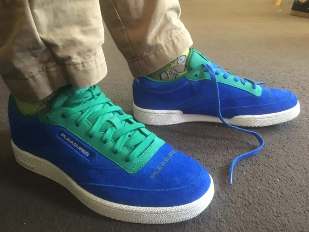 Alternative view of Giày Reebok Pleasures x Club C 'Vital Blue' DV9908