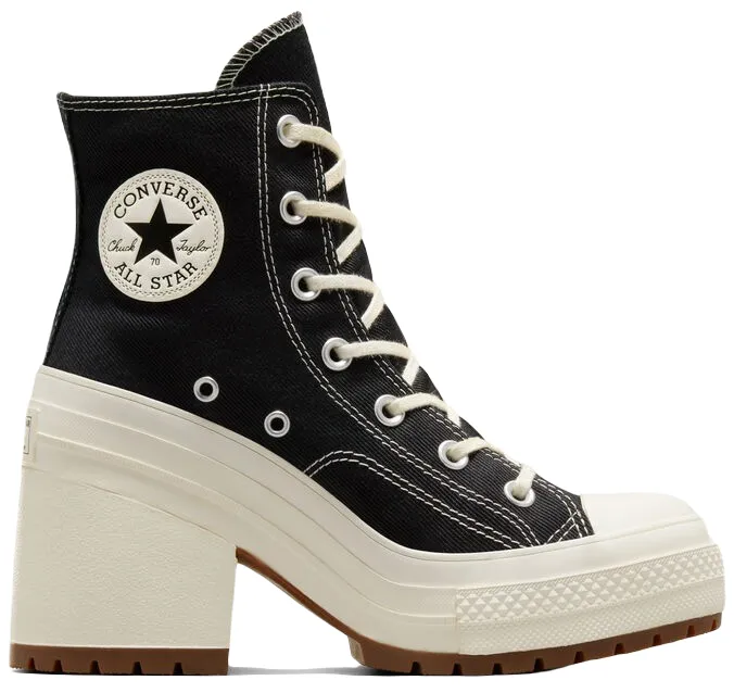 Giày Converse Chuck 70 De Luxe Heel High 'Black Egret' A05347C