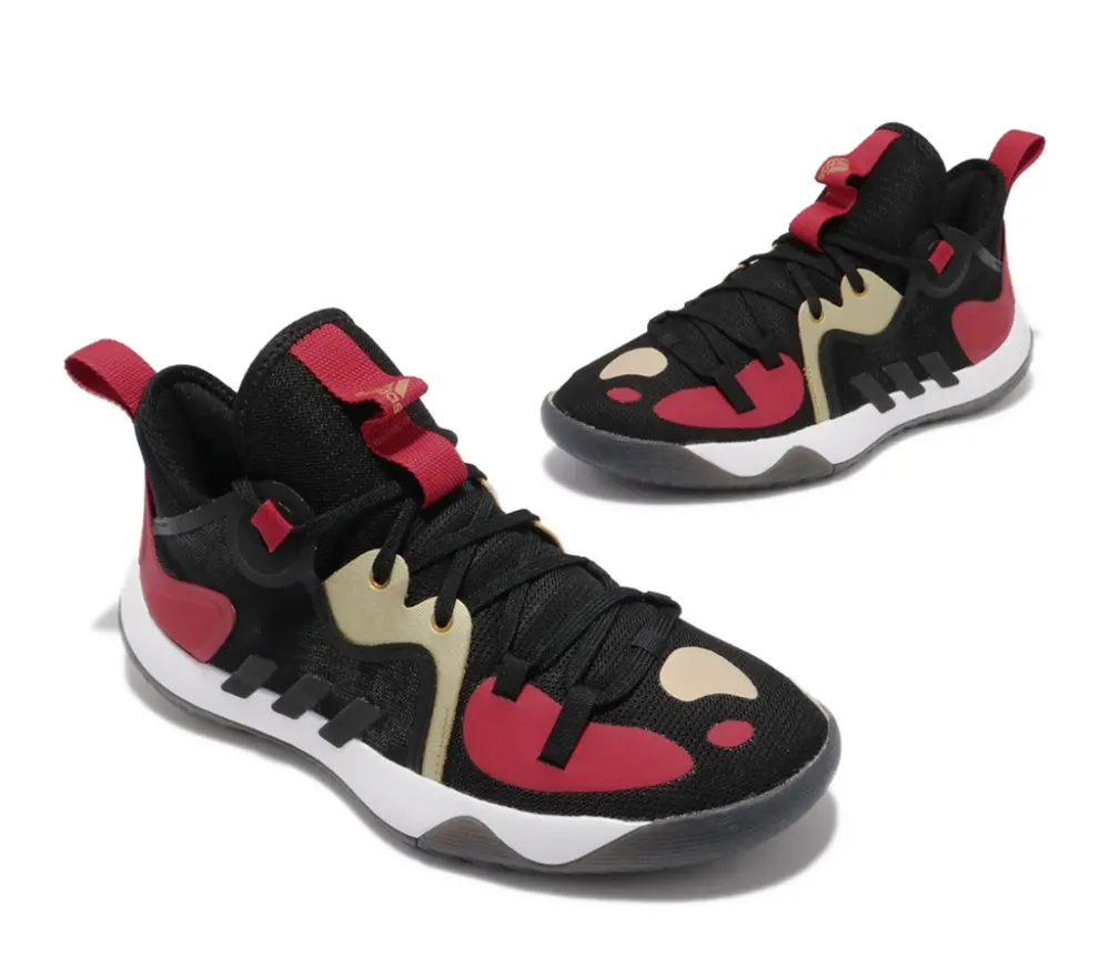 Giày Adidas Harden Stepback 2 J 'Black Scarlet' FZ1549 - Ảnh 4