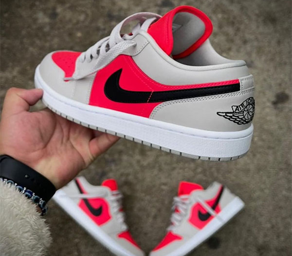 Giày Nike Wmns Air Jordan 1 Low 'Siren Red' DC0774-060 - Ảnh 3