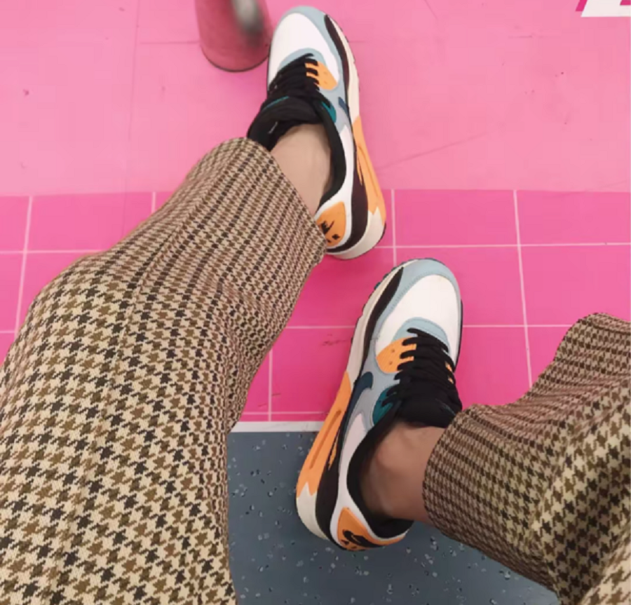 Giày Nike Air Max 90 Essential 'Blue Gold' AJ1285-110 - Ảnh 4