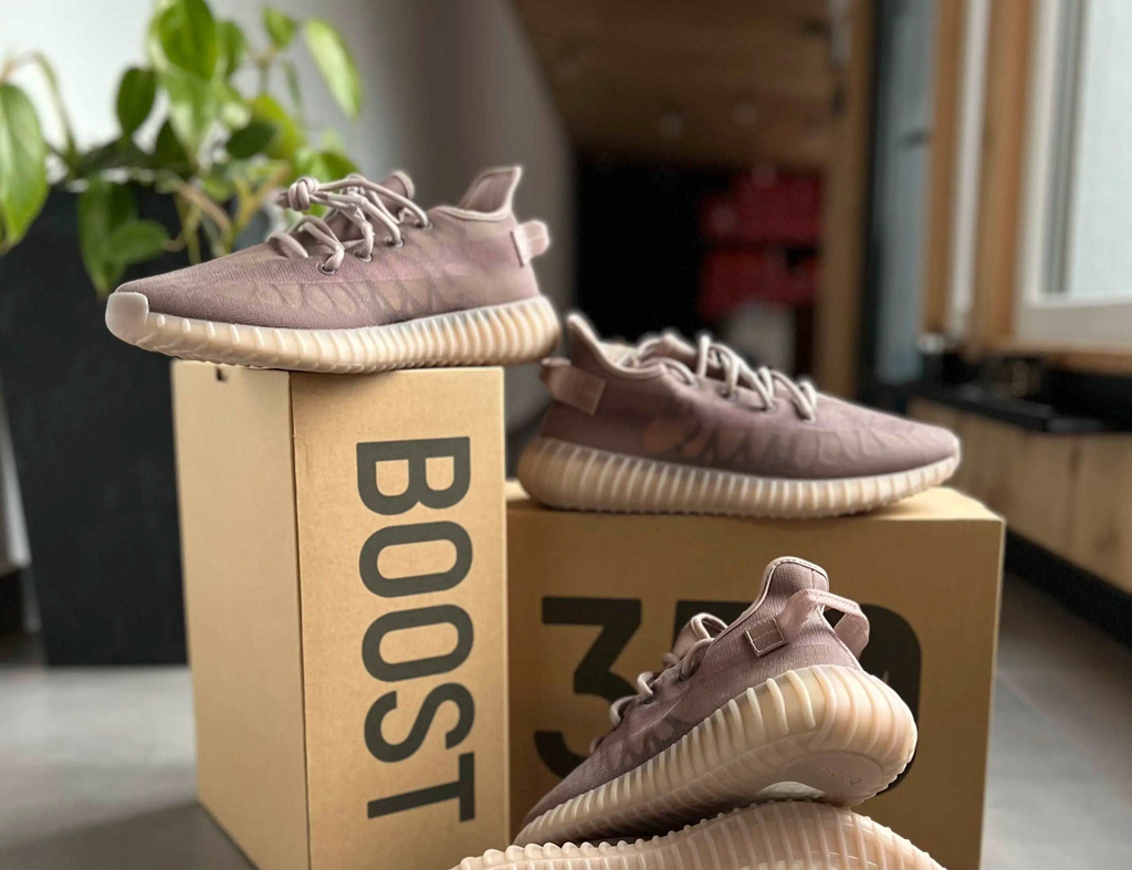 Giày Adidas Yeezy Boost 350 V2 'Mono Mist' GW2871 - Ảnh 3