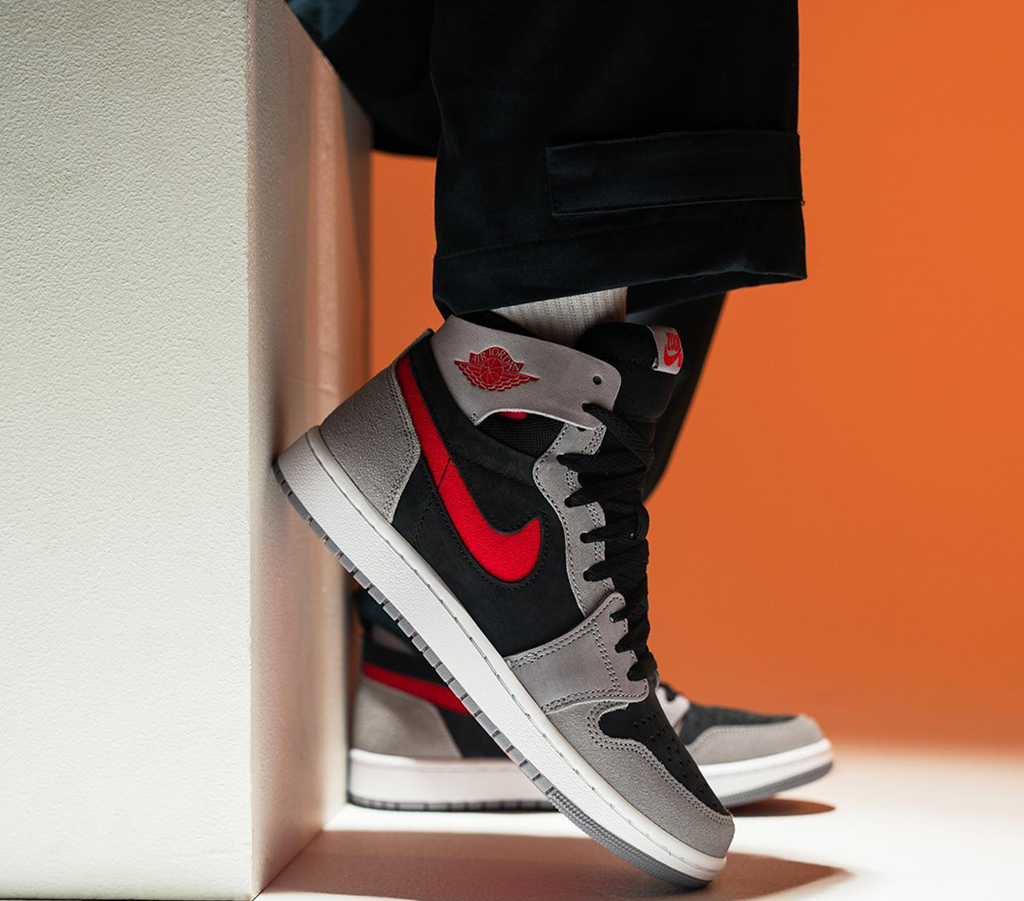 Giày Nike Air Jordan 1 High Zoom Comfort 'Cement Fire Red' DV1307-060 - Ảnh 2