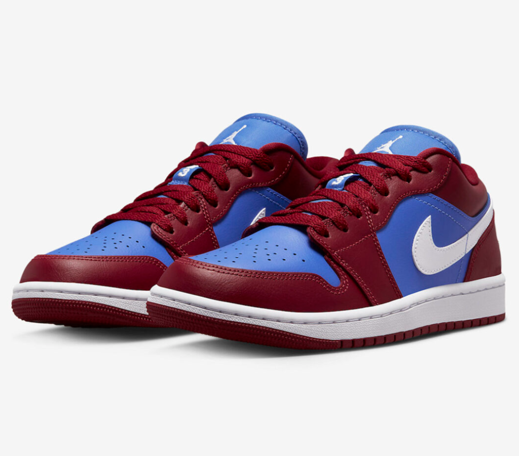 Giày Nike Wmns Air Jordan 1 Low 'Red Blue' DC0774-604 - Ảnh 5
