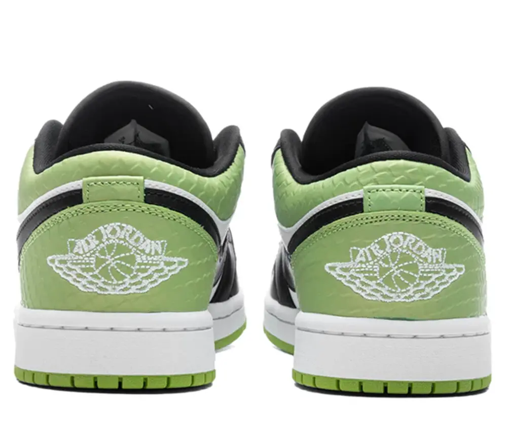 Giày Nike Jordan 1 Low 'Snakeskin Vivid Green' DX4446-301 - Ảnh 5