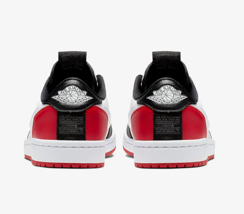 Giày Nike Wmns Air Jordan 1 Low Slip 'Black Toe' AV3918-102 - Ảnh 5