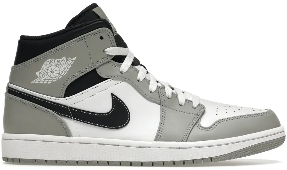 Giày Nike Air Jordan 1 Mid 'Light Smoke Grey' 554724-078