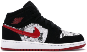 Giày Nike Air Jordan 1 Mid 'Newspaper Air Times' BQ6931-061